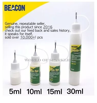 £4.25 • Buy Beacon's Gem-Tac Glue Precision Tip For Swarovski, Diamante, Rhinestones