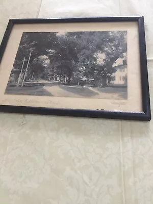 CHARLES SAWYER  Photo “An Old Village Street” Signed  Black And White • $45