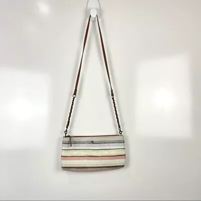 Elliott Lucca Striped Crossbody Purse • $25