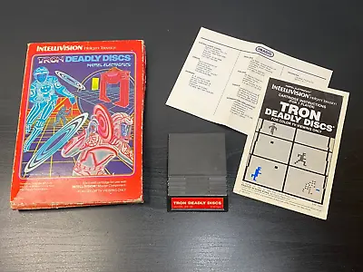 Tron Deadly Discs Intellivision Mattel Electronics Game • £15