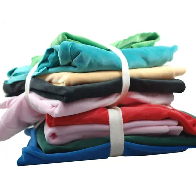 Velour Polar Fleece Jersey Fabric Material Remnants Off Cuts5pc BundleNeotrims • £6.99