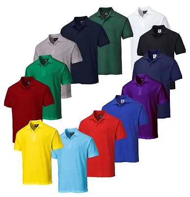 £9.20 • Buy Portwest B210 Naples Polo Shirt Polycotton Work Wear - Various Colours