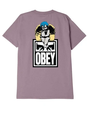 £41.50 • Buy Obey Clothing Men's Fallen Angel Tee - Lilac Chalk