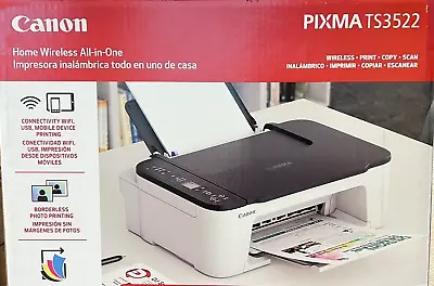 New Canon PIXMA TS3522 All In One Printer-Wireless-Android Print • $49.99