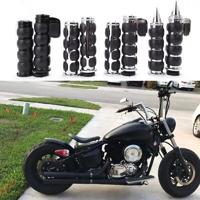 $39.45 • Buy Motorcycle 1  Handlebar Hand Grips For Yamaha V Star XVS 250 650 950 1100 Custom
