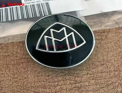 Black Sliver OEM Front Hood Ornament Grille Badge W222 S Class Mercedes Maybach • $25.99