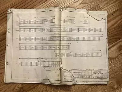 Original Genuine Schematics Manual For Mori Seiki 3M-ZL3 CNC Lathe - Sueno Elect • $75