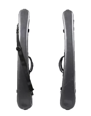 Black Double Bass Bow Case Carbon Fiber Bass Bow Box 2 Pcs Light Strong Bow Bag • $89.17