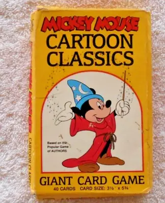 Mickey Mouse Cartoon Classics Giant Card Game • $14.49