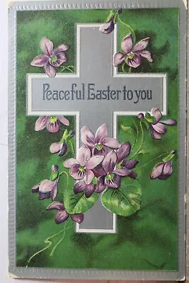 Easter Peaceful To You Postcard Old Vintage Card View Standard Souvenir Postal • $0.50