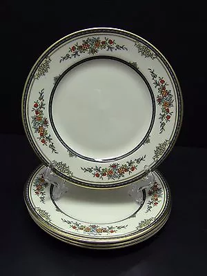 Minton STANWOOD Gold Trim Bread & Butter Plates / Set Of 4 • $59.95