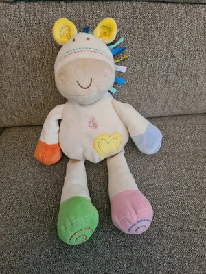 £7.99 • Buy Mothercare Chime Horse Pony Teddy Soft Toy Cuddly Rattle Baby Comforter Ribbons