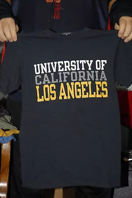 UCLA Bruins T Shirt M Champion Los Angeles Gold On Navy Blue Los Angeles • $8