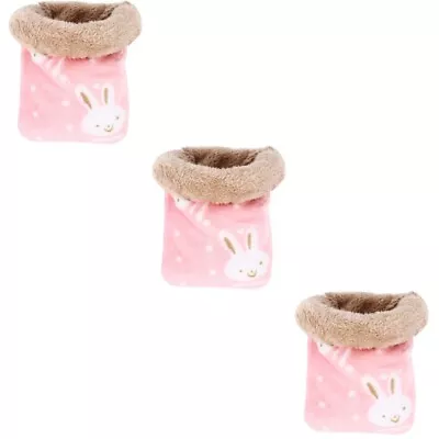 3 Pieces Accessories Cat Pouch Small Pet Cotton Nest Rabbit • £12.99