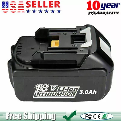 18V Battery For Makita LXT Li-ion LXT400 BL1860 BL1850 BL1830 Tool Battery 3.0Ah • $16.10