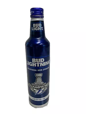 $9.87 • Buy Lot Of 2 Bud Light 2020 Tampa Bay Lightning Stanley Cup Champions Empty Bottle
