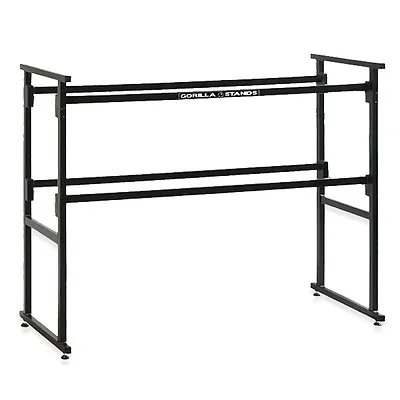 Gorilla GDT-4 4ft Disco Stand Table 1.2m DJ Deck Stand Desk Mobile Booth Rig • £74.95