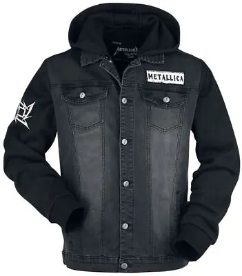 Metallica Jacket Trash Metal Band Denim Men's Black Jean Jacket • $170.80