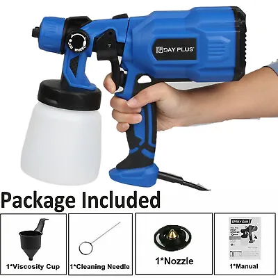 Electric Paint Sprayer Wagner Airless HVLP Handheld Spray Gun Home Indoor Fence • £30.90