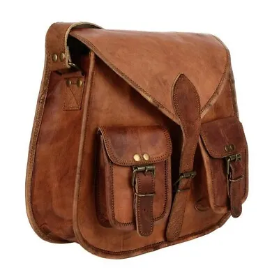 New  Purse Women Bag Vintage Brown Leather Messenger Cross Body Handmade Bag • $30.38