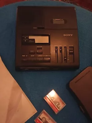 Sony BM 845 Dictator Microcassette Transcriber Works!  • $195