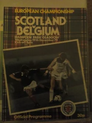 £2 • Buy Scotland V Belgium European Championship 1979