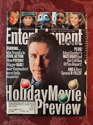 ENTERTAINMENT WEEKLY Magazine November 20 1998 John Travolta Holiday Movies • $14.40