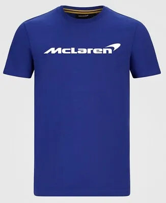 Brand New With Tags F1 Mclaren FW Essentials Men’s T-Shirt Blue • £20