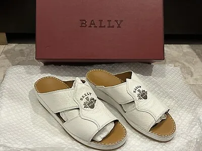Bally Hakman Leather Slide Sandals BRAND NEW!! Size 10 • $300