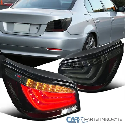 Black/Smoke Fits 2008-2010 BMW E60 5-Series 528 535 LED Tube Tail Lights Lamps • $229.95