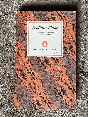 Penguin WILLIAM BLAKE Poems Ed. By J. Bronowski Vintage  Paperback 1964 • $2.99