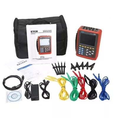 Power Quality Analyzer 3 Phase Power Energy Meter Tester Current Clamps ETCR5000 • $1890