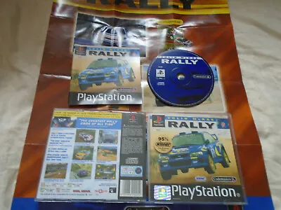 Colin McRae Rally PS1 (COMPLETE + POSTER)  Racing Black LabelSony PlayStation • £14.95