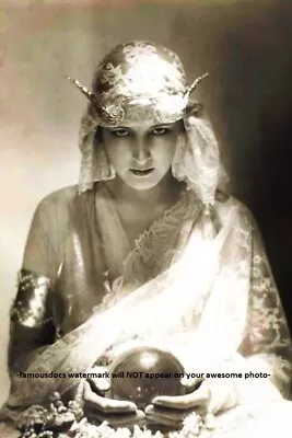 Vintage Fortune Teller PHOTO Crystal Ball Palm Reader Psychic Scary And Sexy • $4.68