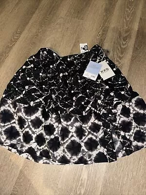 Thakoon For Target Skirt Womens Size 2 Black White Tie Dyed Button Down NWT • $12