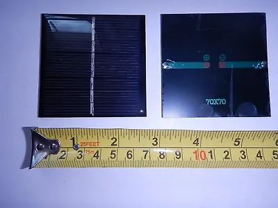 4V X 140 MA. Mini Solar Panel   Epoxy Encapsulated Virtually Indestructible .5W • $2.49