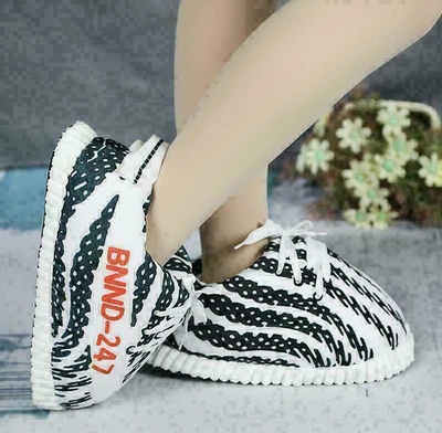 £16.22 • Buy Winter Warm Women/Men's Sneaker Slippers Cotton Home Slippers Funny Snug Sneaker