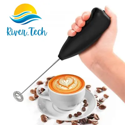 £5.75 • Buy Electric Egg Beater Mini Milk Frother Hand Shake Whisk Mixer Coffee Tool Kitchen