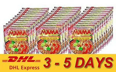 30 Packs MAMA Brand Best Seller Thailand Instant Noodles Shrimp TOM YUM Flavour • $52.65