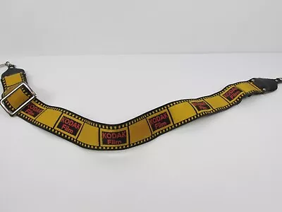 Vintage 2  Wide Kodak Film Yellow Neck Strap For SLR DSLR Cameras • $14.99