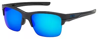 [OO9316-04] Mens Oakley Thinlink Sunglasses - Dark Grey W/ Sapphire Iridium • $65.97