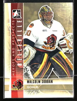 Malcolm Subban 2011 In The Game Heroes & Prospects #20  Hockey Card • $1.99