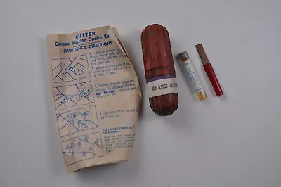 Vintage Emergency Snake Bite Survival Kit By Cutter  • $10