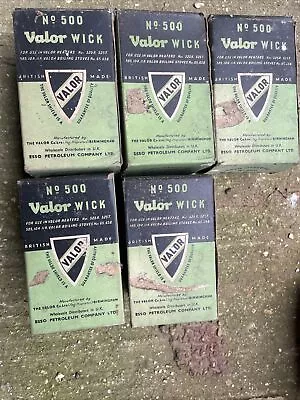 New  Vintage No 500 Valor Wick X 5 • £100