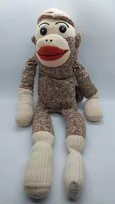 Vintage Stuffed Sock Monkey 16  • $12.99