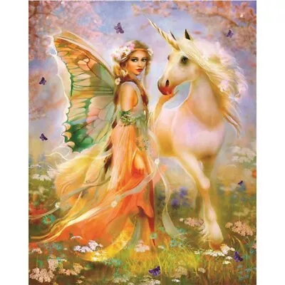 $12.85 • Buy 5D Butterfly Fairy Diamond Painting Kits Full Drill Embroidery Decors DIY Gifts