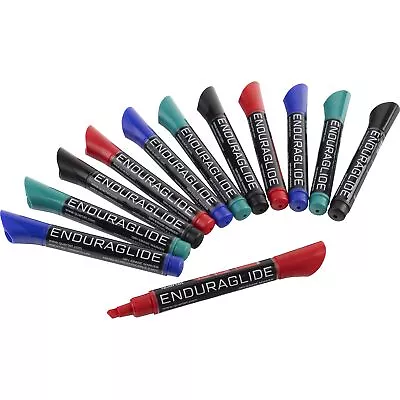 Quartet EnduraGlide Dry-Erase Markers Chisel Tip Assorted Classic Colors 12 Pack • $41