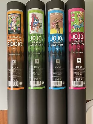 $290 • Buy JoJo's Bizarre Adventure Exhibition B2 Jolyne Cujoh Poster Part 5 6 7 8 Set Of 4