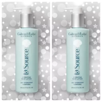 Crabtree & Evelyn La Source Hydrating Body Lotion 250ml X2 • £60