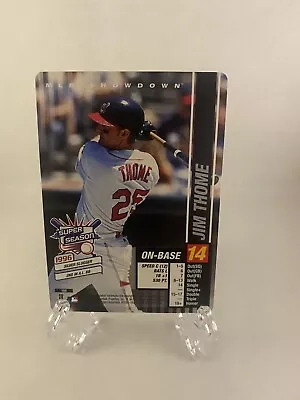 2002 MLB Showdown Jim Thome Super Season Pennant Run #104 Indians • $5